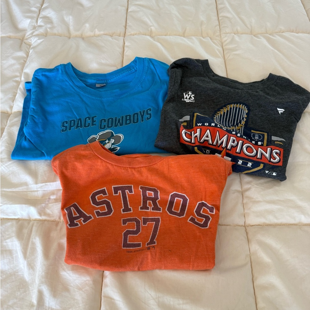 Space Cowboys Astros Kids Shirt Set